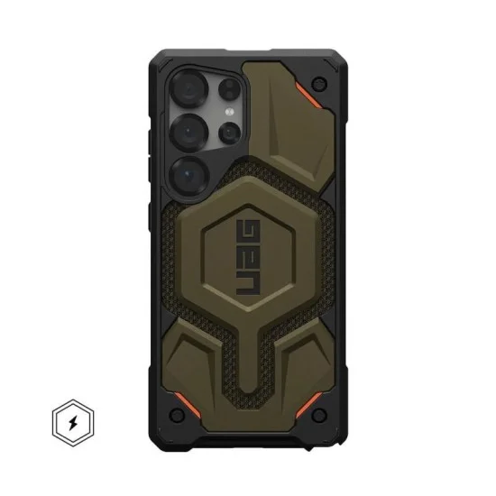 Cover Samsung S25 Ultra Kevlar Monarch Pro Case Uag - Green